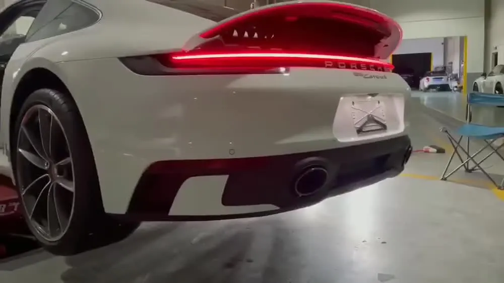 Porsche 992.1 911 Carrera Valved Stainless Steel Performance Exhaust 5