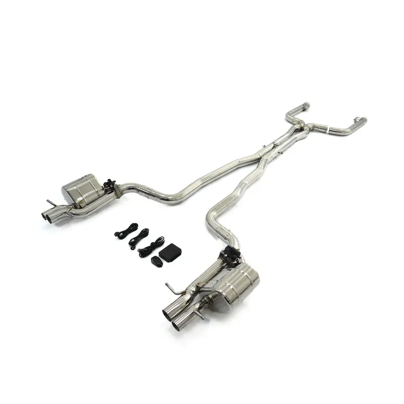 Mercedes-AMG C63 / C63 S Sedan Valved Stainless Steel Performance Exhaust 3